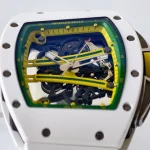 UMI Super Clone Richard Mille RM 61-01 Yohan Blake White Ceramic RMUL2 Movement image 5