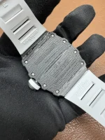 Super Clone Richard Mille RM 12-01 Black NTPT Carbon Fiber Tourbillon Watch image 6
