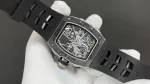 Richard Mille RM 62-01 Tourbillon Vibrating Alarm Watch Carbon TPT Case Skeleton Dial Super Clone image 7