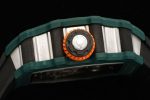 Richard Mille RM 21-02 Mechanical Tourbillon Aerodyne Quartz TPT Carbon Titanium Skeleton Dial Super Clone Watch image 6