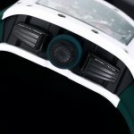 Luxury Super Clone Richard Mille RM 011 Massa Flyback Chronograph – Swiss Movement, Green Rubber Strap image 9