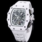 Luxury Richard Mille RM 11-03 Super Clone Watch | Swiss Movement | Titanium & White Ceramic | Skeleton Sport Design image 4