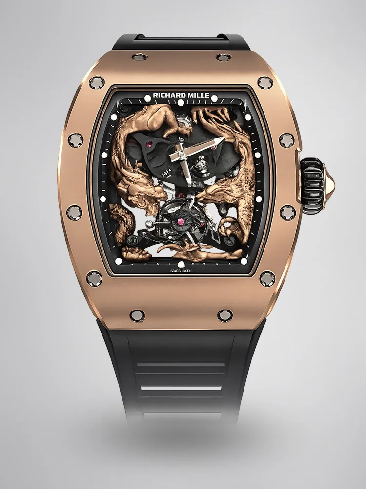 Richard Mille RM 57-01 Jackie Chan Tourbillon Dragon Phoenix Super Clone image 1 Richard Mille RM 57-01 Jackie Chan Tourbillon Dragon Phoenix Super Clone image 1