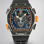 Super Clone Richard Mille RM 65-01 McLaren W1 Carbon TPT Automatic Chronograph Watch image 1