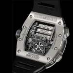 Richard Mille RM 069 Super Clone Funny Dial Skeleton Tourbillon Black Rubber Strap Luxury Men's Watch image 9