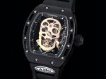 Super Clone Richard Mille RM052 Skull Tourbillon Super Clone Watch 43mm Swiss Skeleton Design image 4