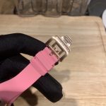 Richard Mille RM 07-01 Ladies Swiss Super Clone Watch – Pink Ceramic Skeleton Diamond Dial image 10