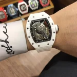 Richard Mille RM 52-02 White Horse Tourbillon Swiss Movement Super Clone image 8
