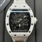 Super Clone Richard Mille RM 055 Bubba Watson White Ceramic Super Clone Watch image 2