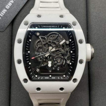 Super Clone Richard Mille RM 055 Bubba Watson White Ceramic Super Clone Watch image 2