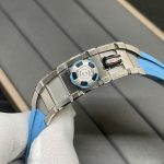 Luxury Super Clone Richard Mille RM 35-03 Rafael Nadal Skeleton Dial Blue Strap Watch For Men image 8