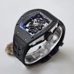 UMI Richard Mille RM055 Bubba Watson Super Clone RMUL2 Skeleton Dial Black Ceramic Titanium Luxury Watch image 3