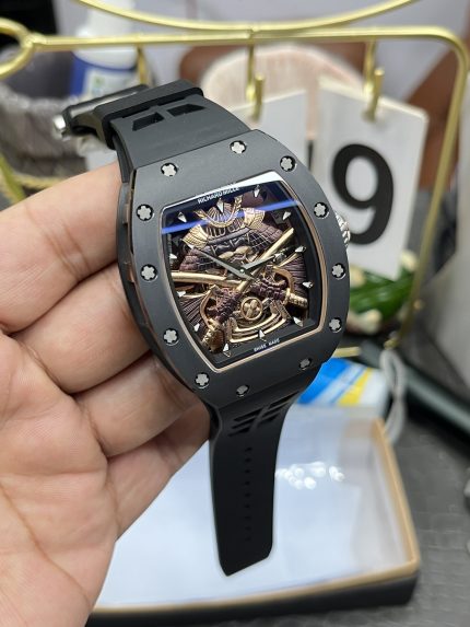 Super Clone Richard Mille RM47 Tourbillon Watch Design with Japanese Maple Leaf Motif image 2
