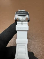 Super Clone Richard Mille RM 12-01 Black NTPT Carbon Fiber Tourbillon Watch image 7