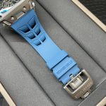 Luxury Super Clone Richard Mille RM 35-03 Rafael Nadal Skeleton Dial Blue Strap Watch For Men image 10