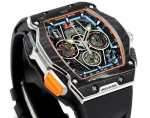 Super Clone Richard Mille RM 65-01 McLaren W1 Carbon TPT Automatic Chronograph Watch image 5