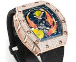Super Clone Richard Mille RM S10 Koi Tourbillon Watch - Rose Gold & Diamond image 7