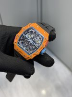 Super Clone Richard Mille RM 35-03 Orange NTPT Carbon Fiber Super Clone Watch - New Arrivals image 3