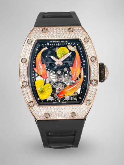 Super Clone Richard Mille RM S10 Koi Tourbillon Watch - Limited Edition Men’s super clone Tourbillon Timepiece image 1
