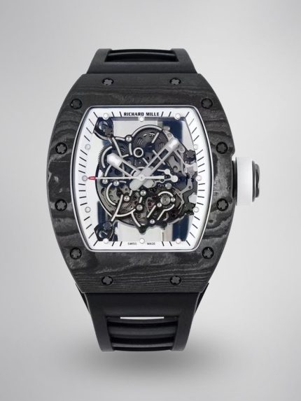 Swiss RM 055 Bubba Watson White Legend Tourbillon Skeleton 49mm NTPT Carbon Watch image 1
