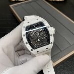 Super Clone Richard Mille RM 055 Bubba Watson White Ceramic Super Clone Watch image 5