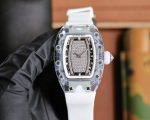 Super Clone Richard Mille RM 07-02 Super Clone Diamond Pavé Dial Sapphire Crystal Case Women's Watch image 2