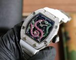 Super Clone Richard Mille RM 026 Serpent Luxury Tourbillon Watch, Diamond White Gold Case, Double Serpent Design image 4