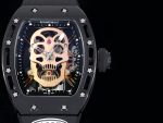 Super Clone Richard Mille RM052 Skull Tourbillon Super Clone Watch 43mm Swiss Skeleton Design image 3