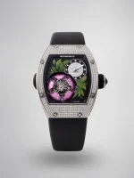 Richard Mille RM 19-02 Super Clone, Diamond-Set Case 3D Flower Skeleton Dial Luxury Ladies Automatic Wristwatch image 1