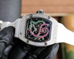 Super Clone Richard Mille RM 026 Serpent Luxury Tourbillon Watch, Diamond White Gold Case, Double Serpent Design image 5