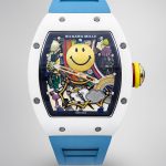 Richard Mille RM 88 Smiley Automatic Tourbillon Best Swiss Super Clone – 39mm White Ceramic Blue Strap image 1
