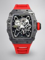 Richard Mille RM 35-01 Super Clone Swiss Clone with Carbon Case and Red Strap image 1