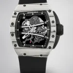 UMI RM 61-01 Yohan Blake Skeleton Dial White Forged Carbon Sports Super Clone Watch image 1