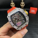 Super Clone Richard Mille RM 11-03 Men’s Watch with Diamond Bezel And Skeleton Dial Design image 3