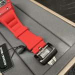 Super Clone Richard Mille RM 52-01 Skeleton Skull Dial Men's Watch – Swiss Movement, Red Carbon Case image 10