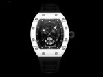 Richard Mille RM52-01 Skull Tourbillon Super Clone Super Clone Watch White Carbon TPT Skeleton Dial image 2