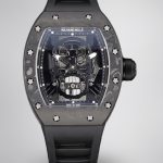 Best Richard Mille RM 052 Super Clone Black Carbon Fiber Case Watch – Men’s Luxury Watch With Skeleton Skull Dial image 1