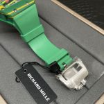 Richard Mille RM 59-01 Tourbillon Super Clone Skeleton Super Clone Watch Green Carbon Yohan Blake image 9
