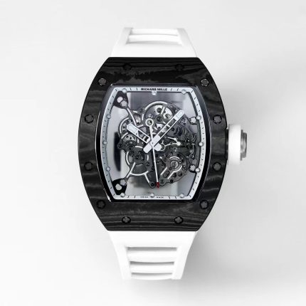 Super Clone Richard Mille RM055 NTPT Carbon Watch - Swiss Skeleton Dial image 2