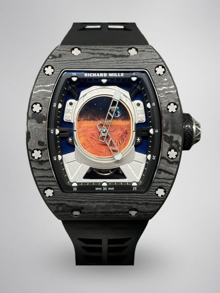 Super Clone Richard Mille RM 52-05 Tourbillon Pharrell Williams Men's Watch – Carbon Case image 1