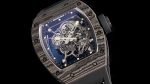 Swiss Super Clone Richard Mille RM55 – Super Clone with Carbon Fiber Case & Rubber Strap image 4