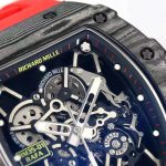 Richard Mille RM 35-01 Super Clone Swiss Clone with Carbon Case and Red Strap image 5