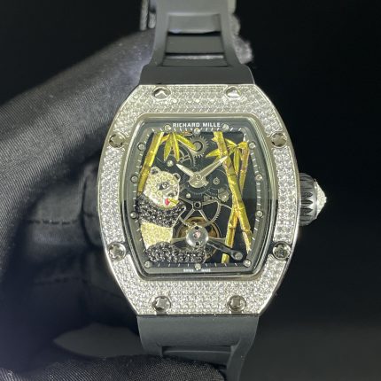 Richard Mille RM 26-01 Panda Diamond "Diamond Crusher" Super Clone Watch Women image 2