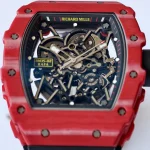 UMI Richard Mille RM 35-02 Rafael Nadal Red Quartz TPT Super Clone image 4