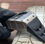 Richard Mille RM 30-01 Super Clone Skeleton Dial Black Rubber Strap Luxury Sports Wristwatch image 4