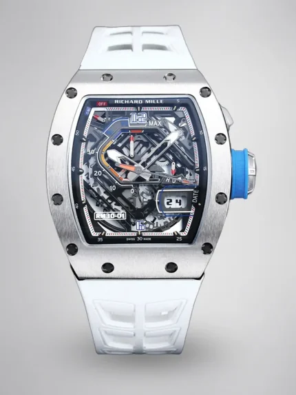 Richard Mille RM30-01 Titanium Automatic Skeleton Watch 40x50x16mm Super Clone Watch image 1