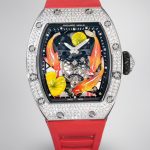 Super Clone Super Clone RICHARD MILLE RM S10 Koi Fish Tourbillon Watch Diamond Case Red Strap Swiss Quality image 1