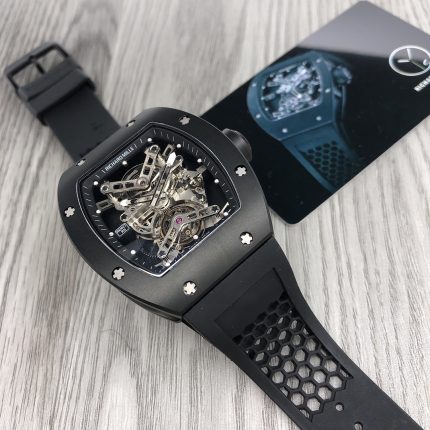 Super Clone Richard Mille RM 027 Watch with Swiss Movement 43mm Titanium Case image 2