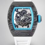 Super Clone Richard Mille RM055 Limited Edition Abu Dhabi Yas Marina Circuit Swiss Movement Carbon Fiber Skeleton Watch image 1
