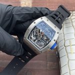 Richard Mille RM 30-01 Super Clone Skeleton Dial Black Rubber Strap Luxury Sports Wristwatch image 9